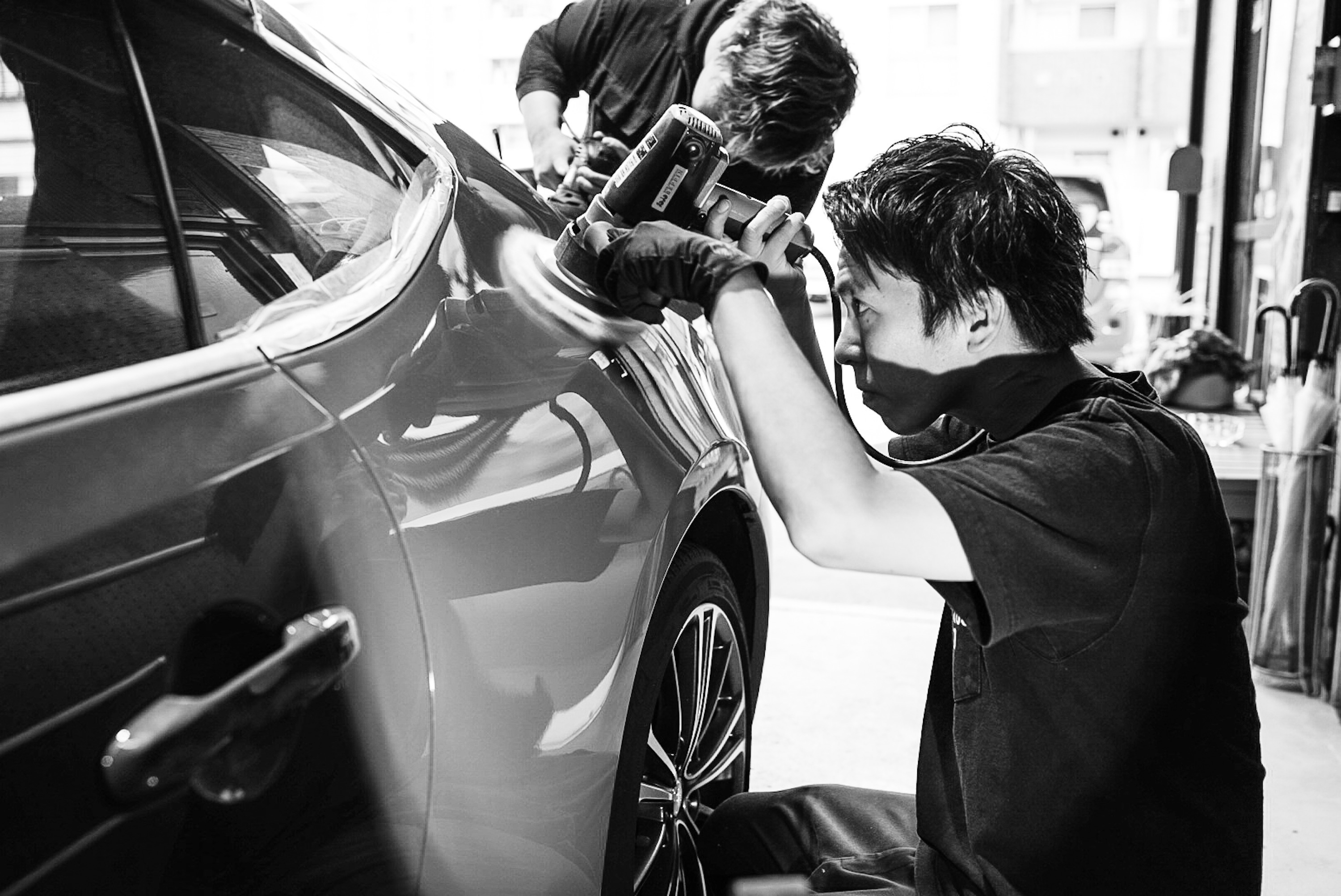 車検・点検整備の作業イメージ